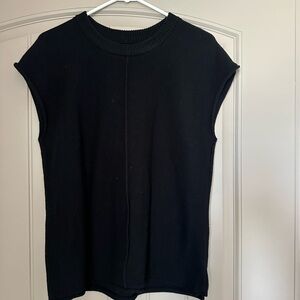 Black Sleeveless Tank Top